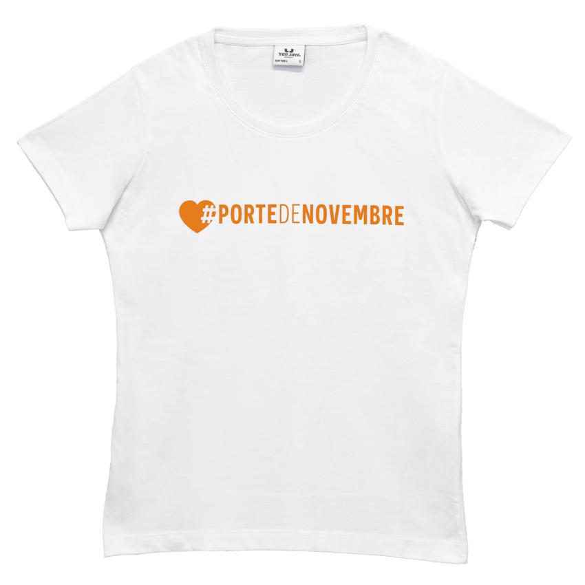 T-shirt Novembre Orange