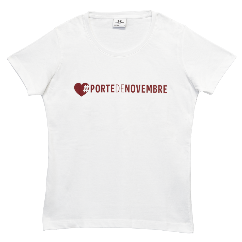 T-shirt Novembre Rouge